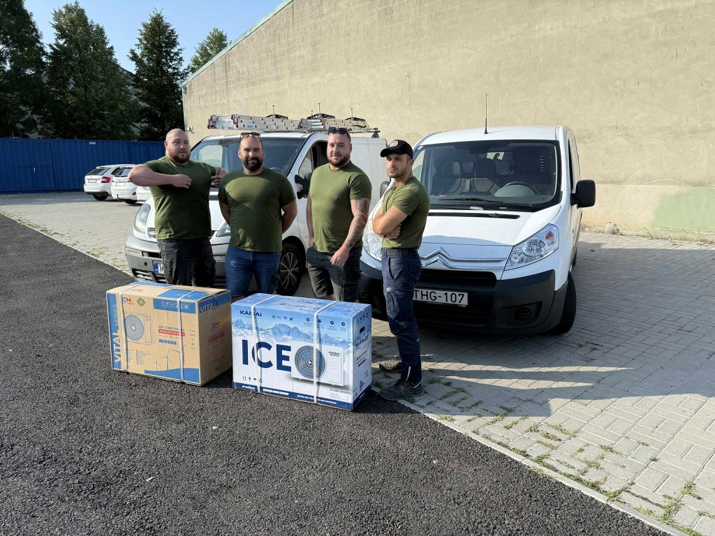 A Klímatelepítő csapatunk